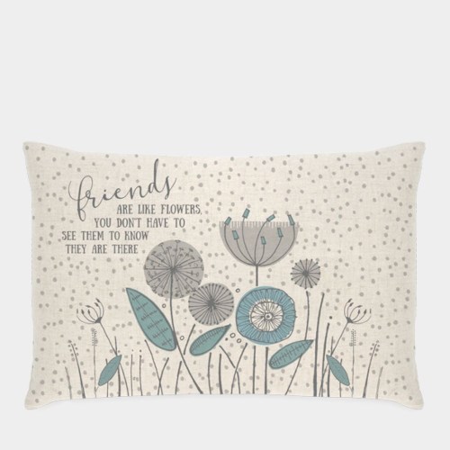 friends are like flowers cushion 1
